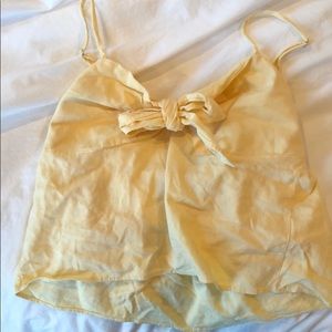 John Galt one size fits all yellow top Never worn